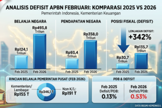 Gambar Defisit APBN Februari 2026