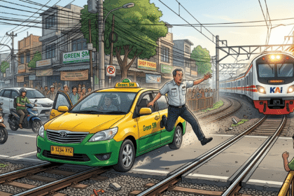 Gambar ilustrasi Kecelakaan Kereta Api Bekasi